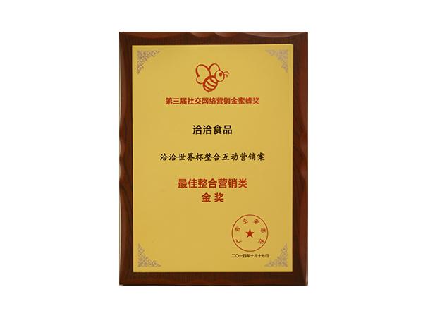 最佳整合營(yíng)銷類金獎(jiǎng)